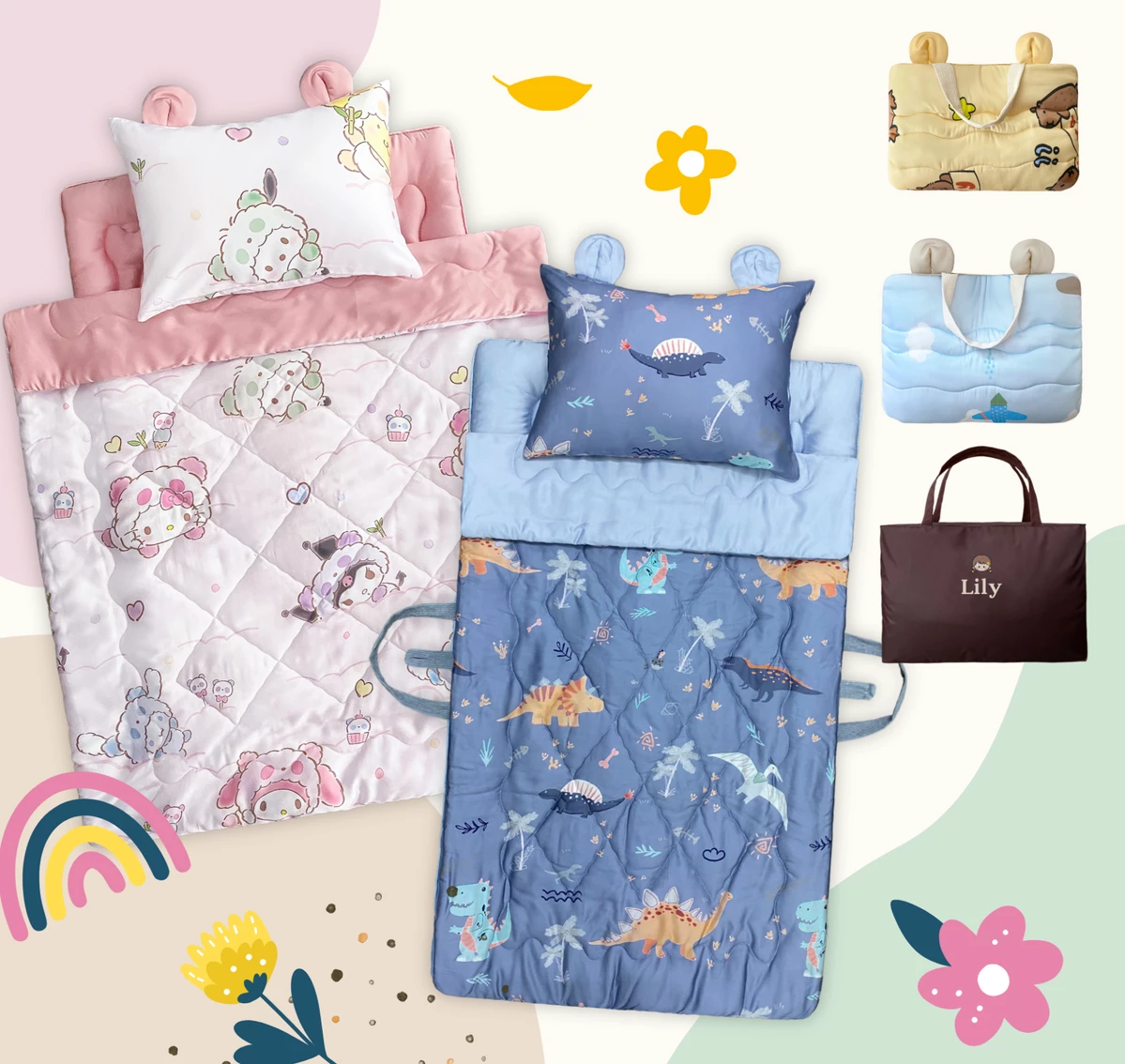 BST chăn gối đi học cho bé